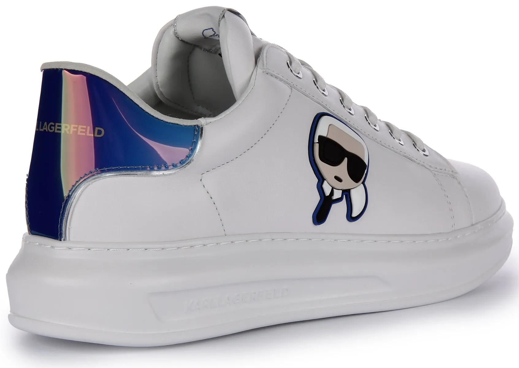 Karl Lagerfeld Kapri Iconic KC In White Blue For Men