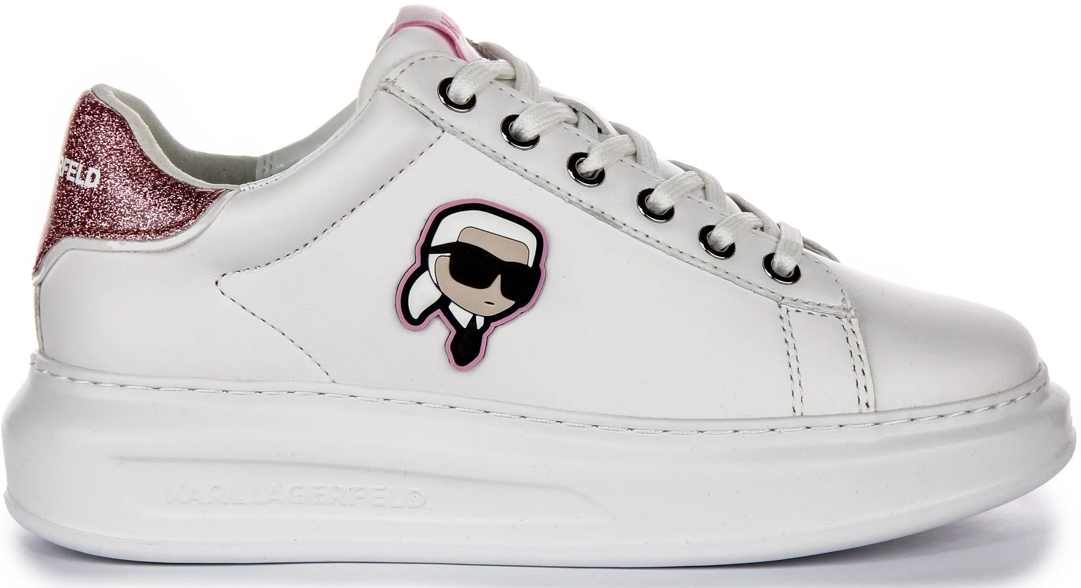 Karl Lagerfeld Kapri NFT Lo In White Pink For Women