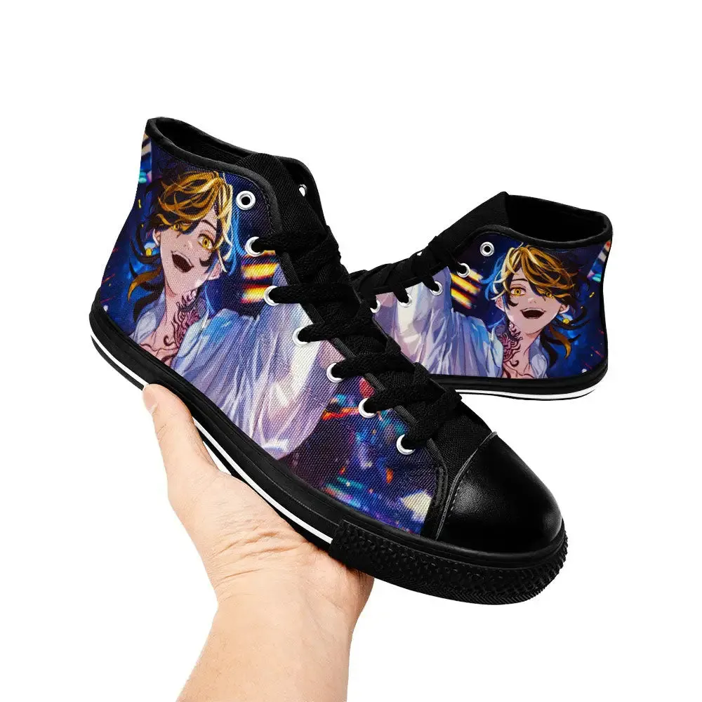 Kazutora Tokyo Revengers Shoes High Tops Sneakers for Kids and Adults