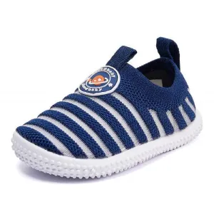 Knitted Striped Non-slip Sneakers First Walker | BMCiTYBM