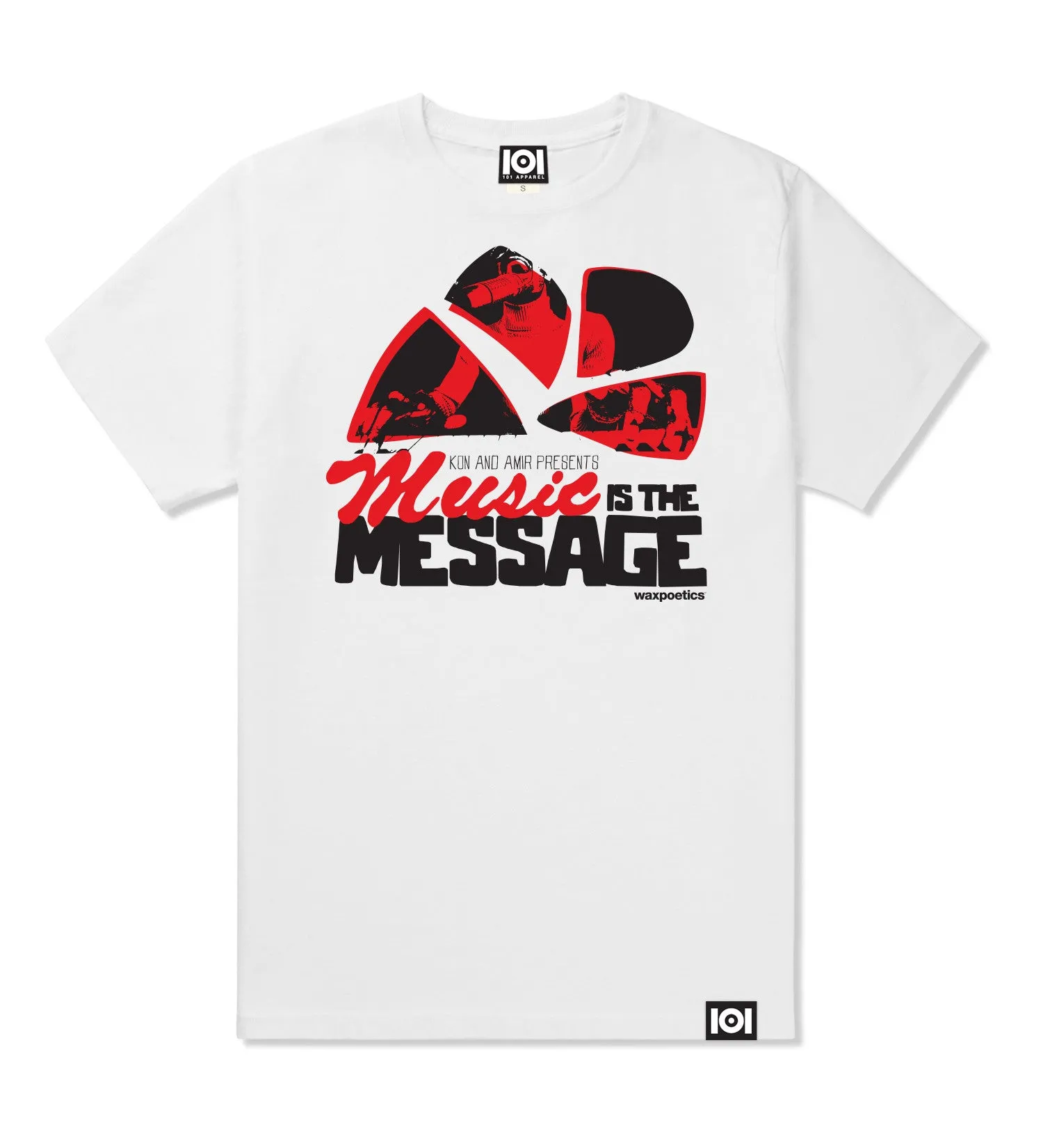 KON & AMIR  "MUSIC IS THE MESSAGE" MIX CD & T-SHIRT