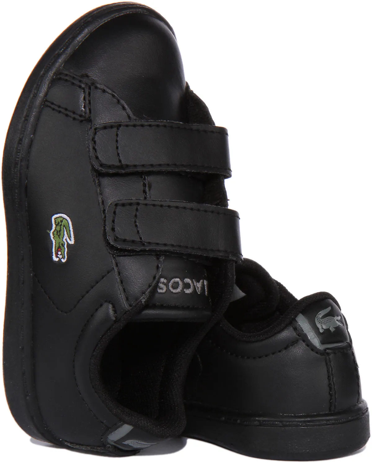 Lacoste Carnaby Evo In Black For Infants