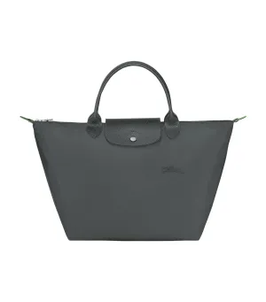 Le Pliage Green Top Handle Bag M Graphite