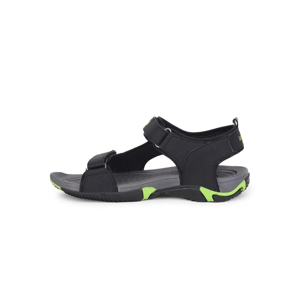 Leap7x By Liberty Mens ANDORRA Black Sporty Casual Sandal