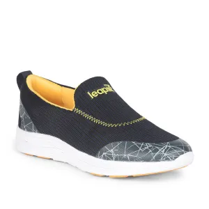 Leap7x Non Lacing Navy Blue Casual Slip on Shoes For Women TRACY By Liberty