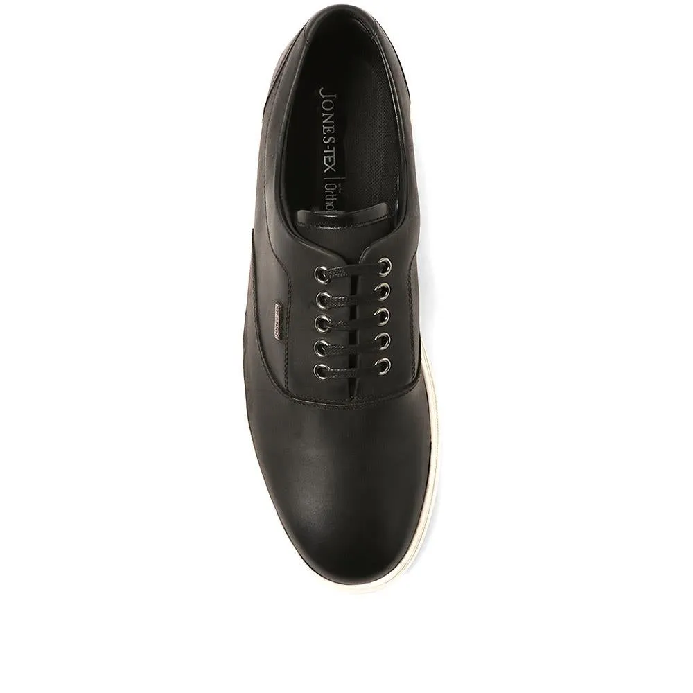 Leather Lace-up Trainers - HARROGATE / 323 411