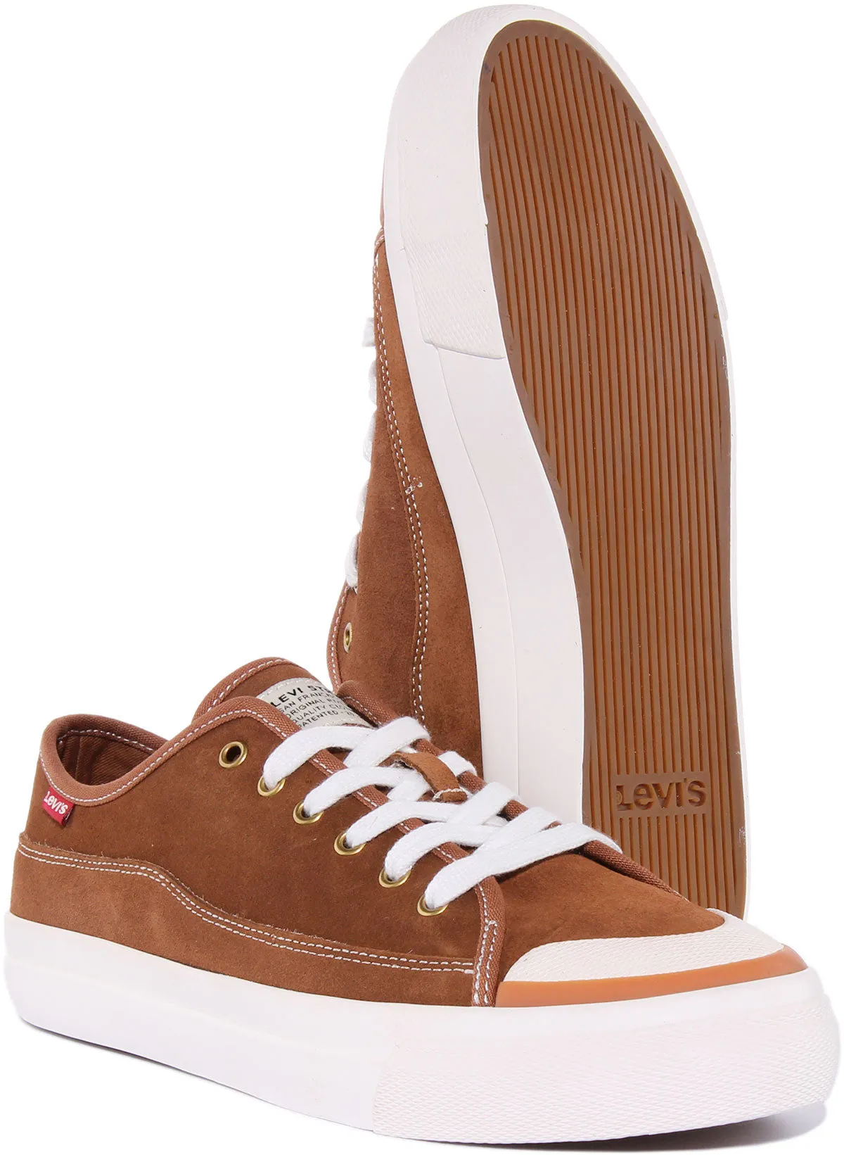 Levi's Square Low In Brown For Men