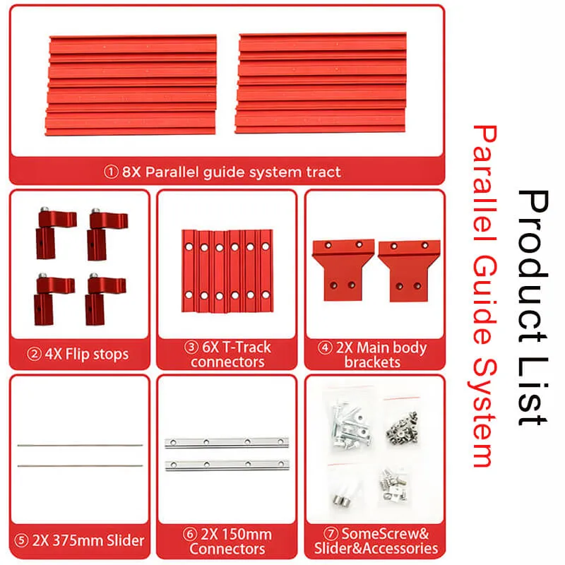 Levoite™ Parallel Guide System Fit for Festool and Makita Guide Rails