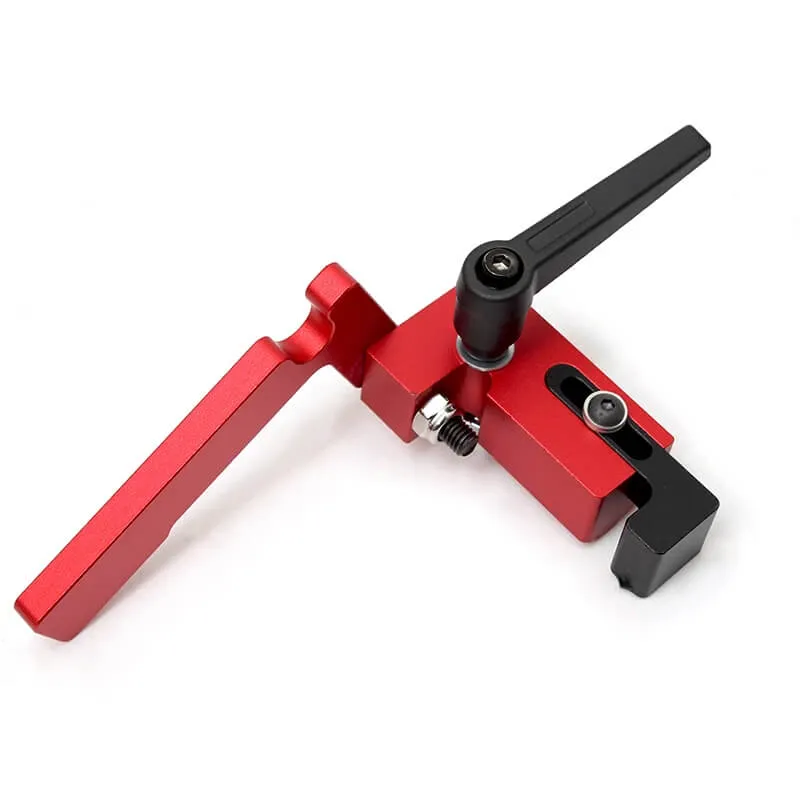 Levoite™ T-track Stop T-Slot Limiter Aluminium Miter Track Fence Flip Stop Chute Locator