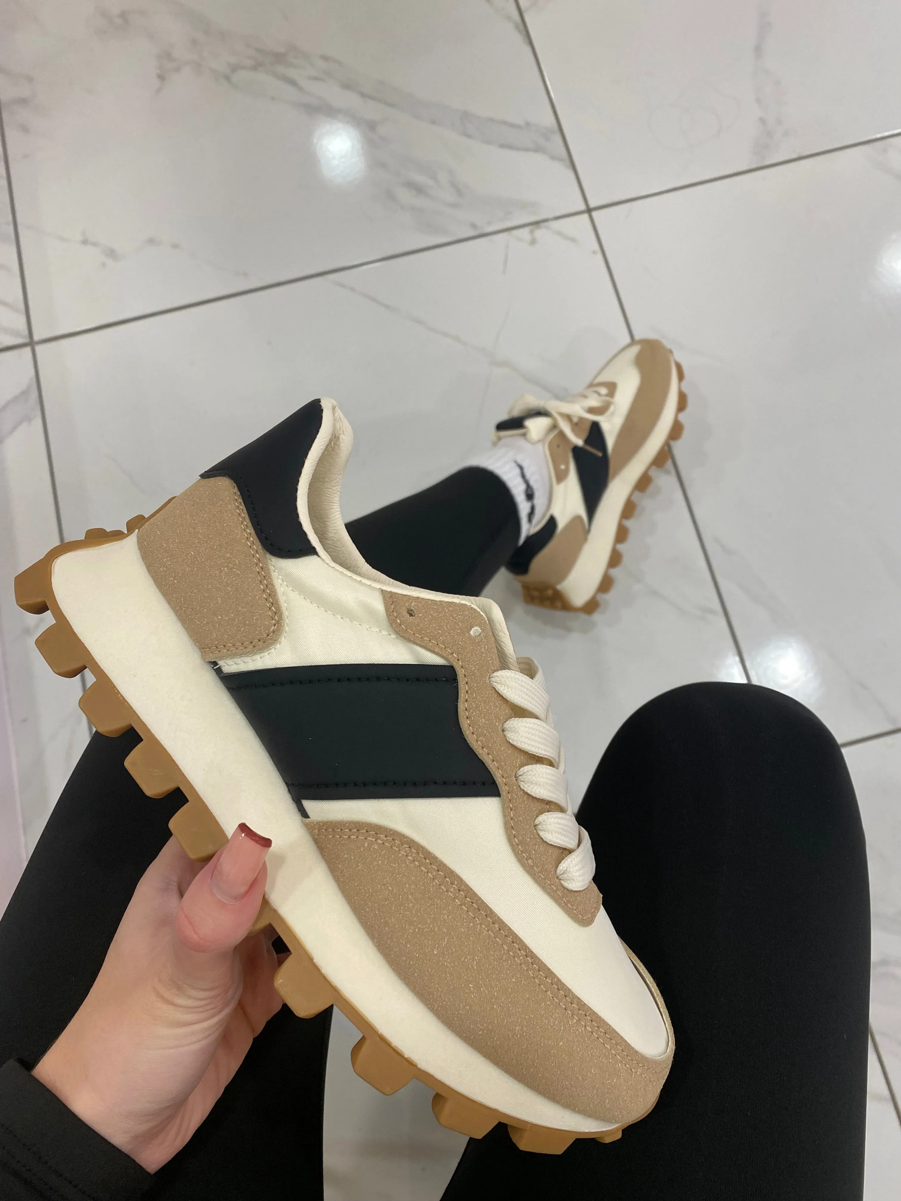 Lily Black & Nude Trainer