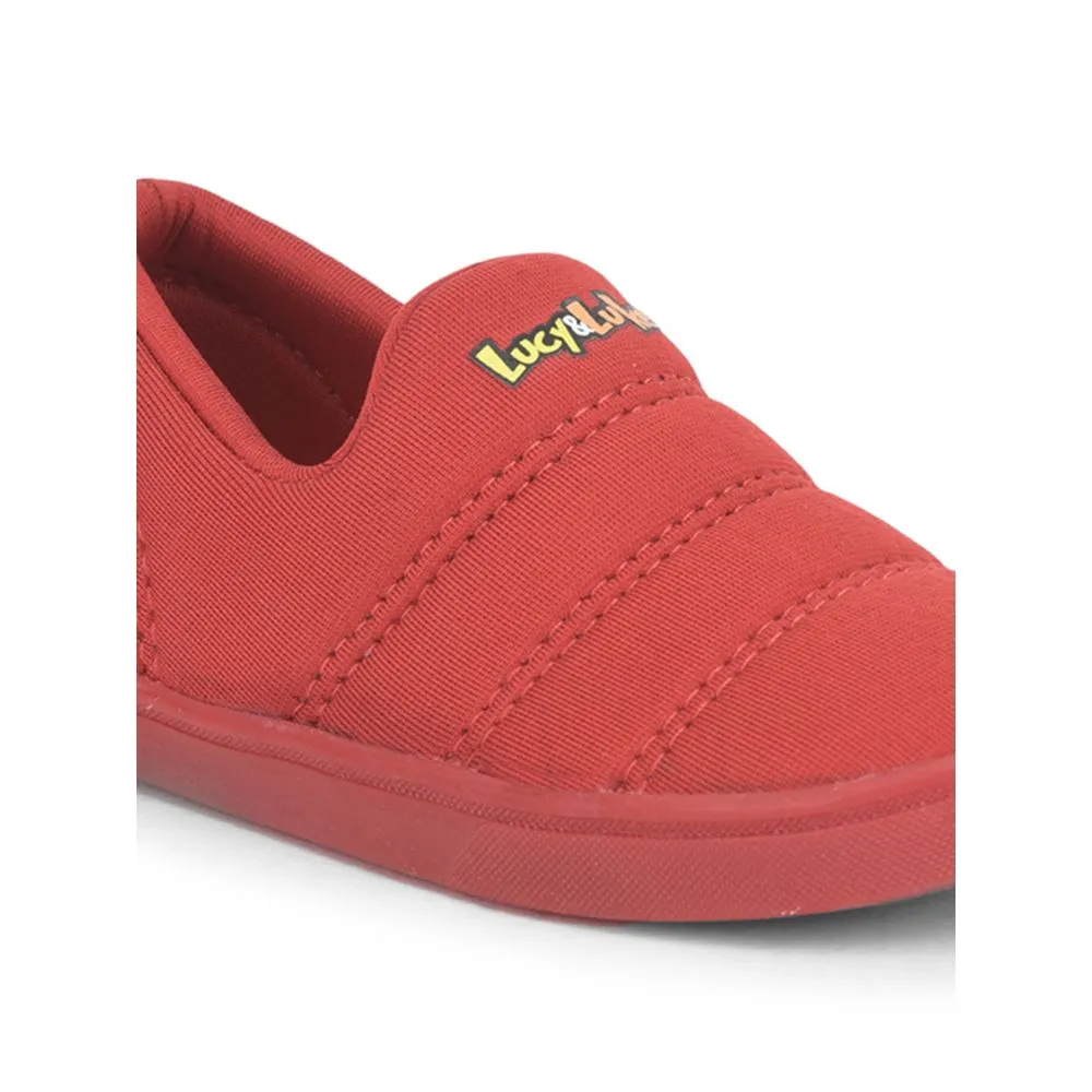 Lucy & Luke (Red) Sports Non Lacing Shoes For Kids MINT-9 By Liberty