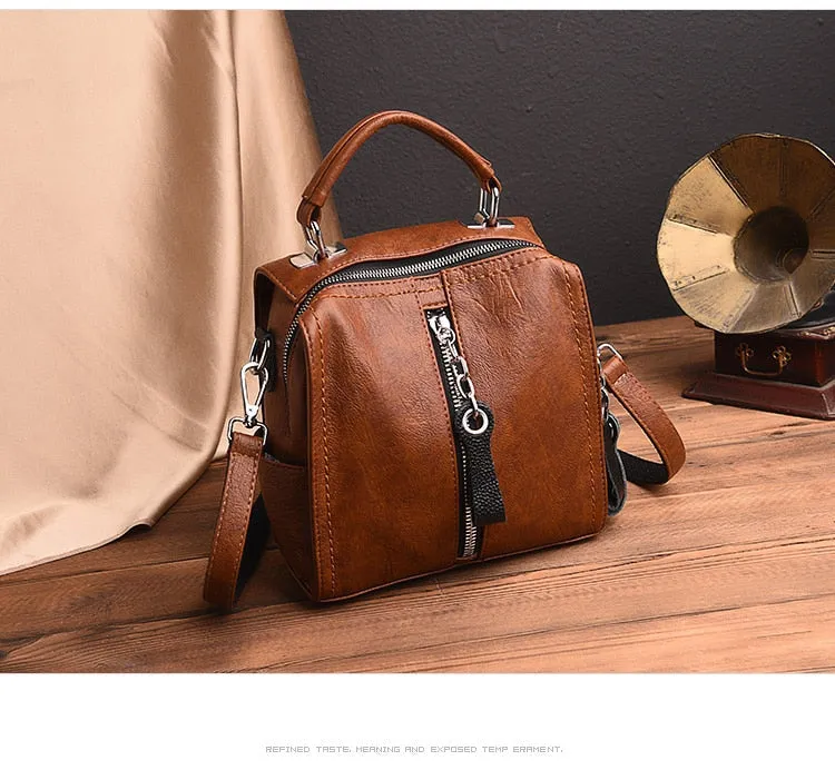 Luxury Cow Leather Women Designer Fashion Shoulder Crossbody Multifunction Bag Big Tote Sac