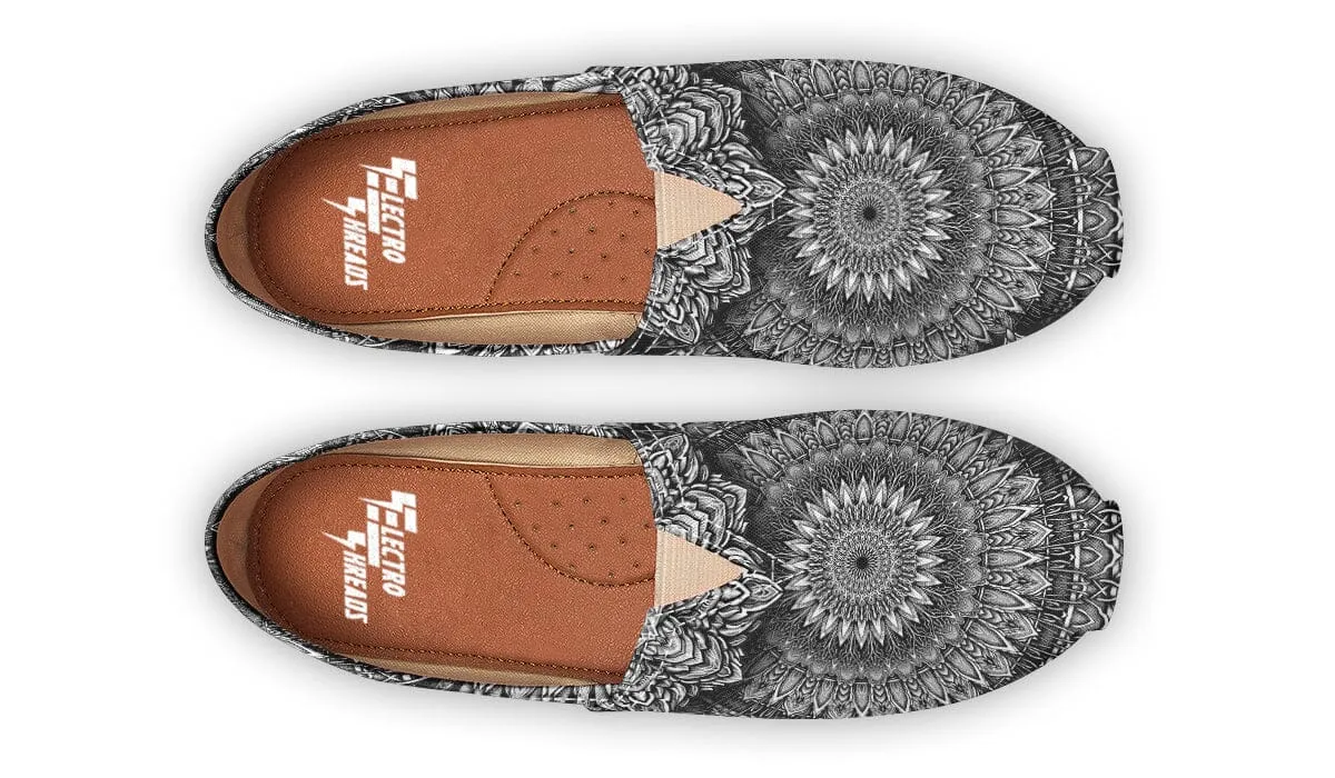 Mandala Bloom Casual Slip on Shoes