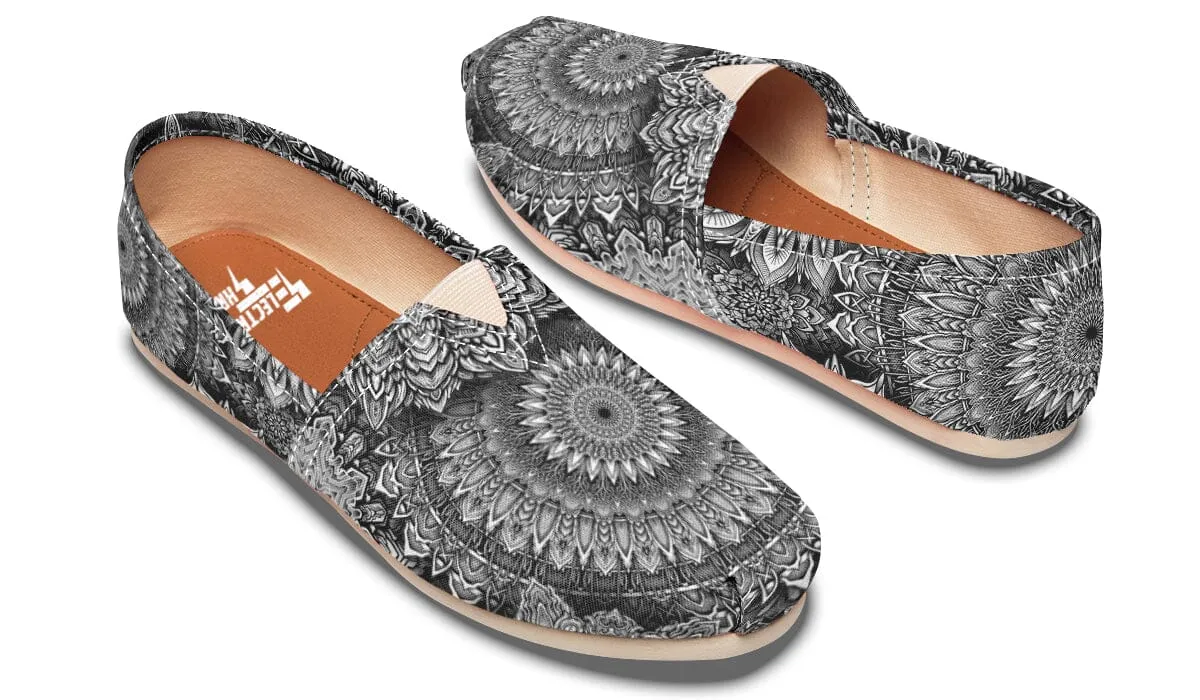 Mandala Bloom Casual Slip on Shoes