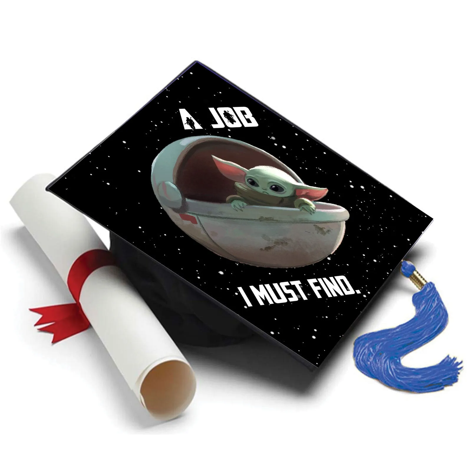 Mandalorian Grad Cap Tassel Topper