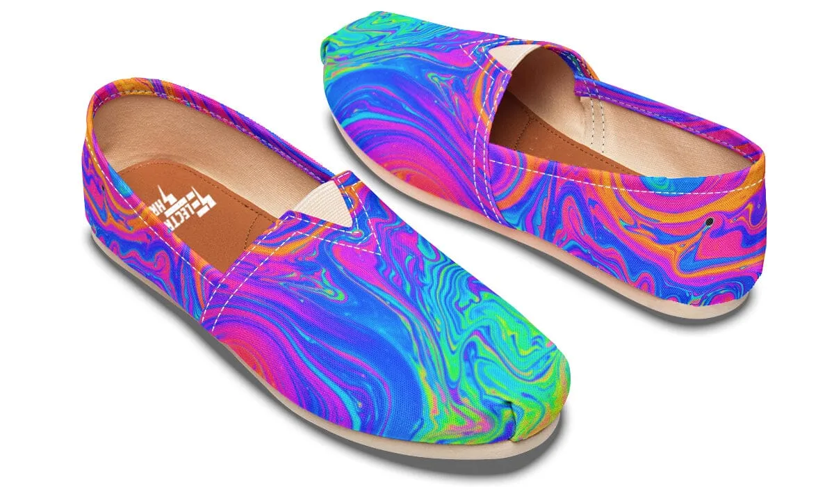 Melting Colors Casual Slip on Shoes