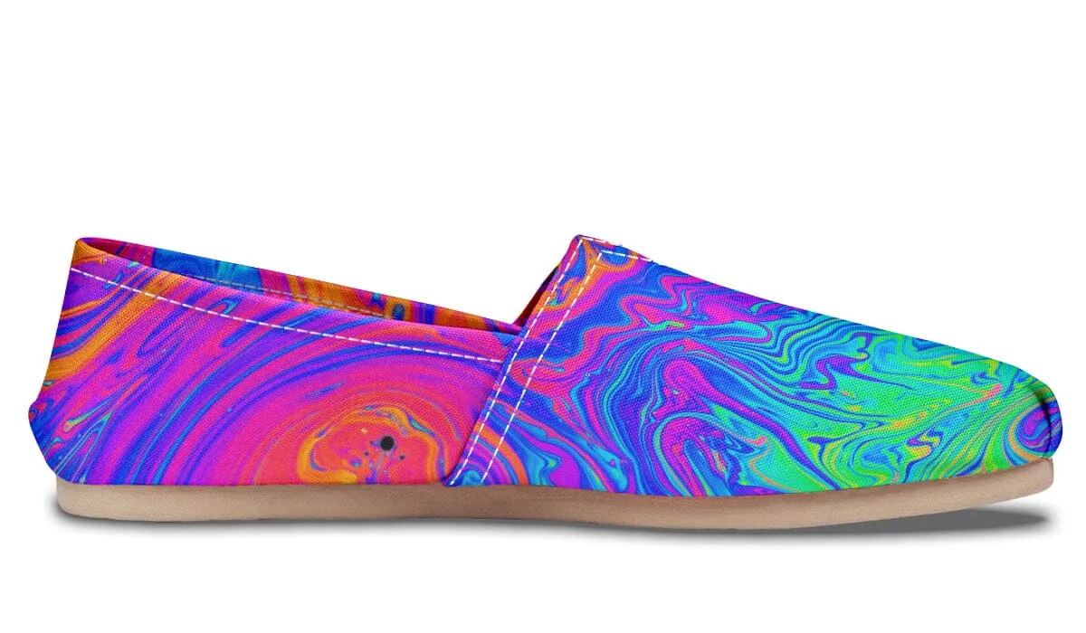 Melting Colors Casual Slip on Shoes