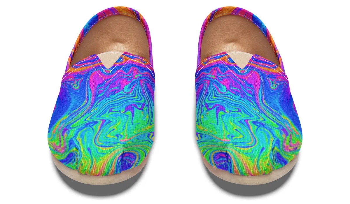 Melting Colors Casual Slip on Shoes