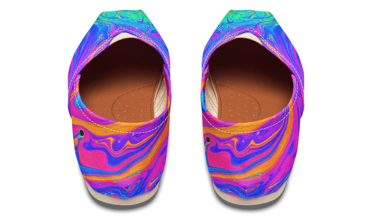 Melting Colors Casual Slip on Shoes