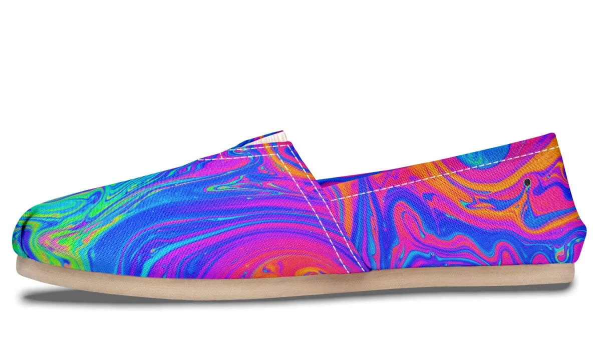 Melting Colors Casual Slip on Shoes