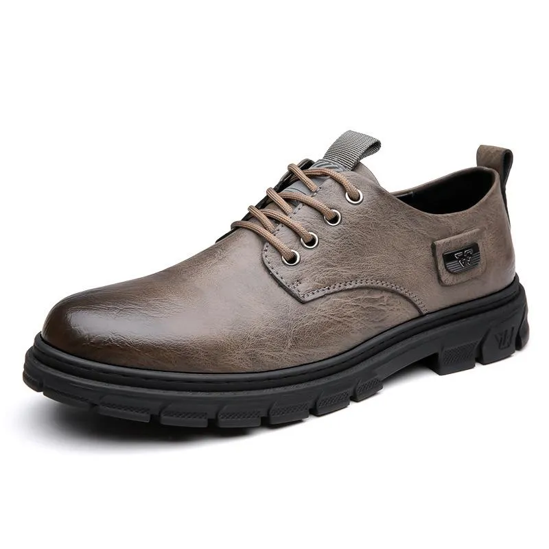 Men's Breathable Sports Casual Business Leather Shoes