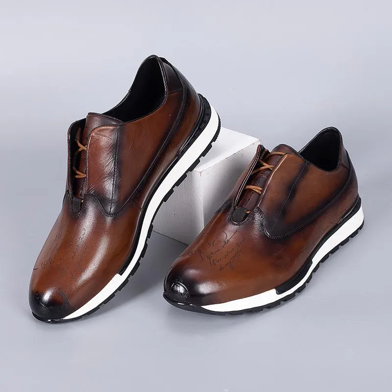 Men's genuine leather sports casual shoes