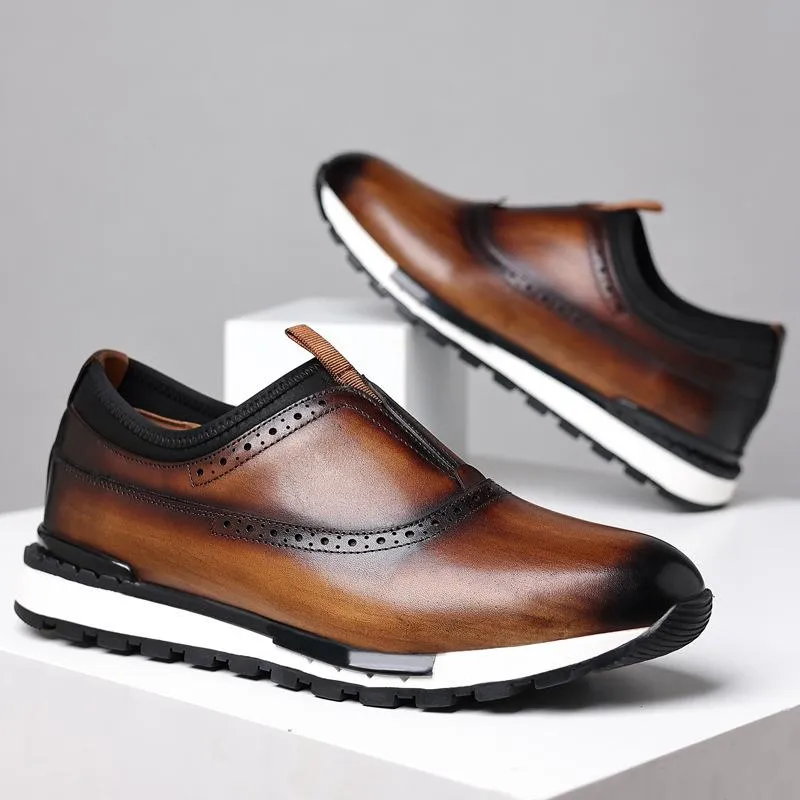 Men's genuine leather sports casual shoes