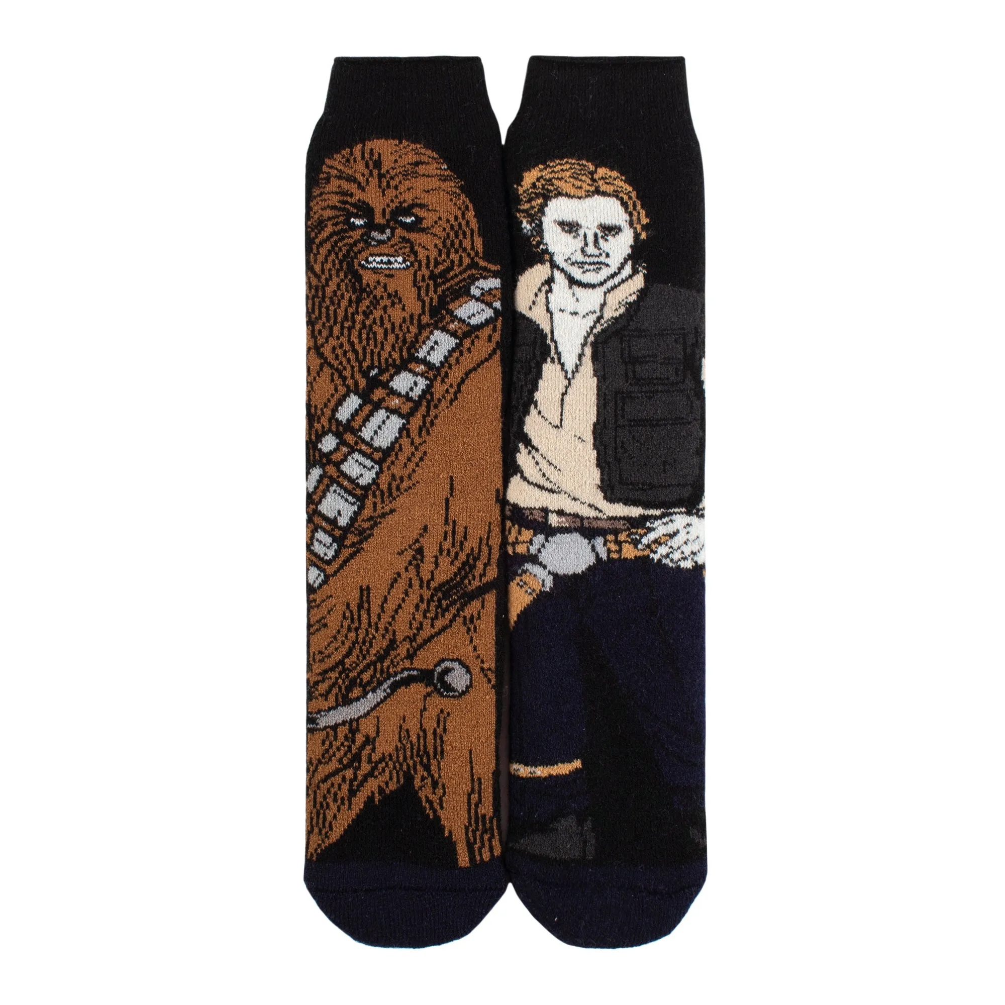 Mens Lite Licensed Character Socks - Star Wars Chewie & Han Solo