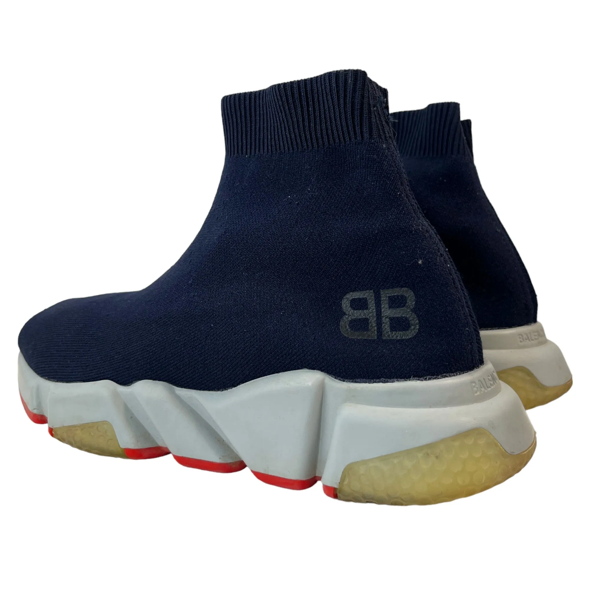 Men's Speed Sock High Trainers Navy Size EU 40 / UK 6