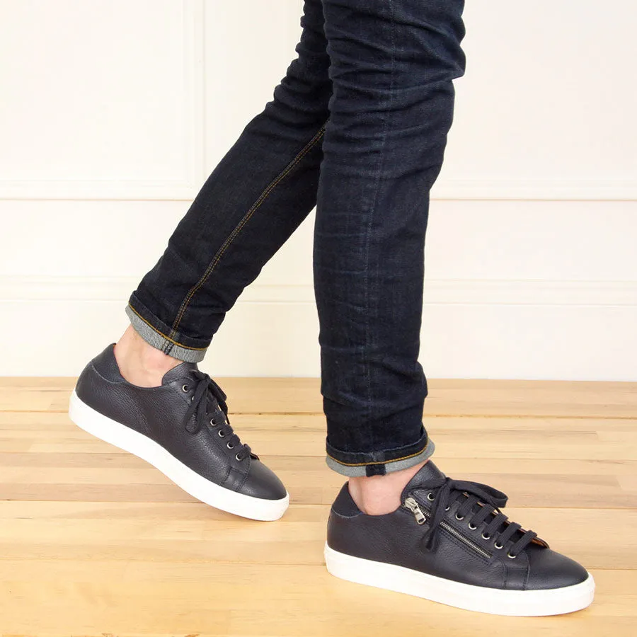 MEN'S Stride: Navy Leather