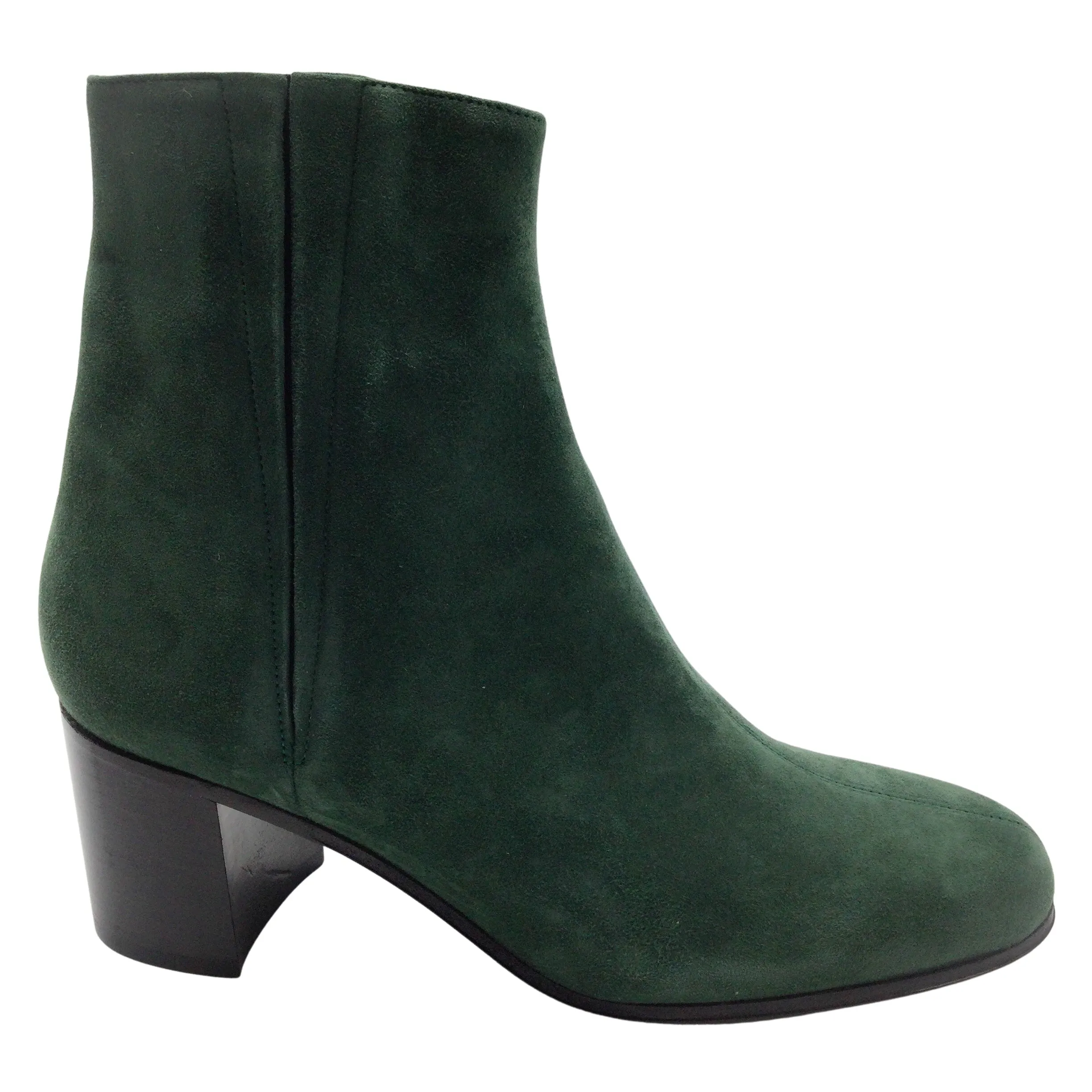 Michel Vivien Green Alden Ankle Boots/Booties