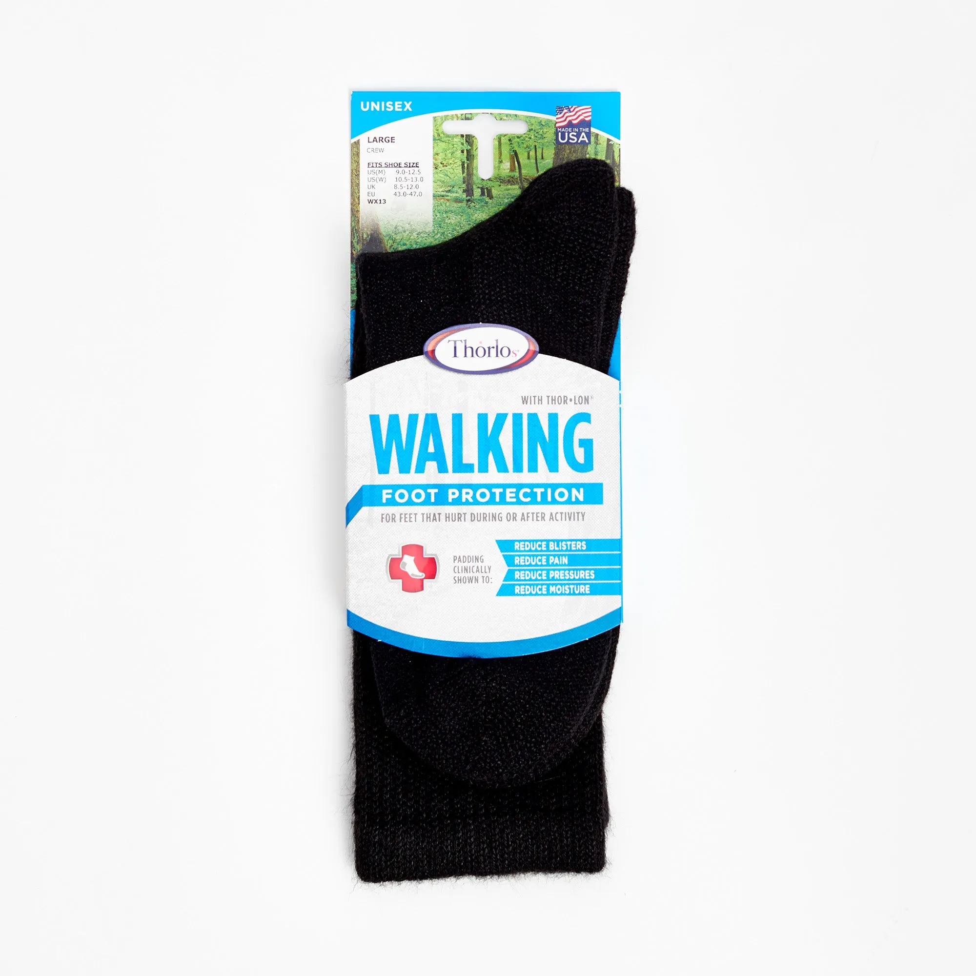 Moderate Cushion Crew Walking Socks | WX