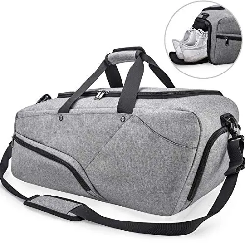 NBLX™ Men's Large Gym Travel Duffle Weekend Bag w/ Shoe Storage