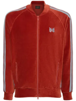 Needles   Needles logo velour track jacket 