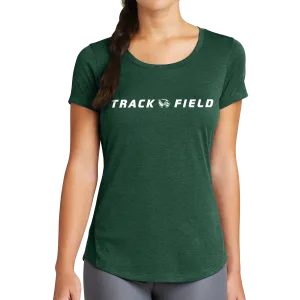 New Era Ladies Series Performance Scoop Tee- Track & Field Head