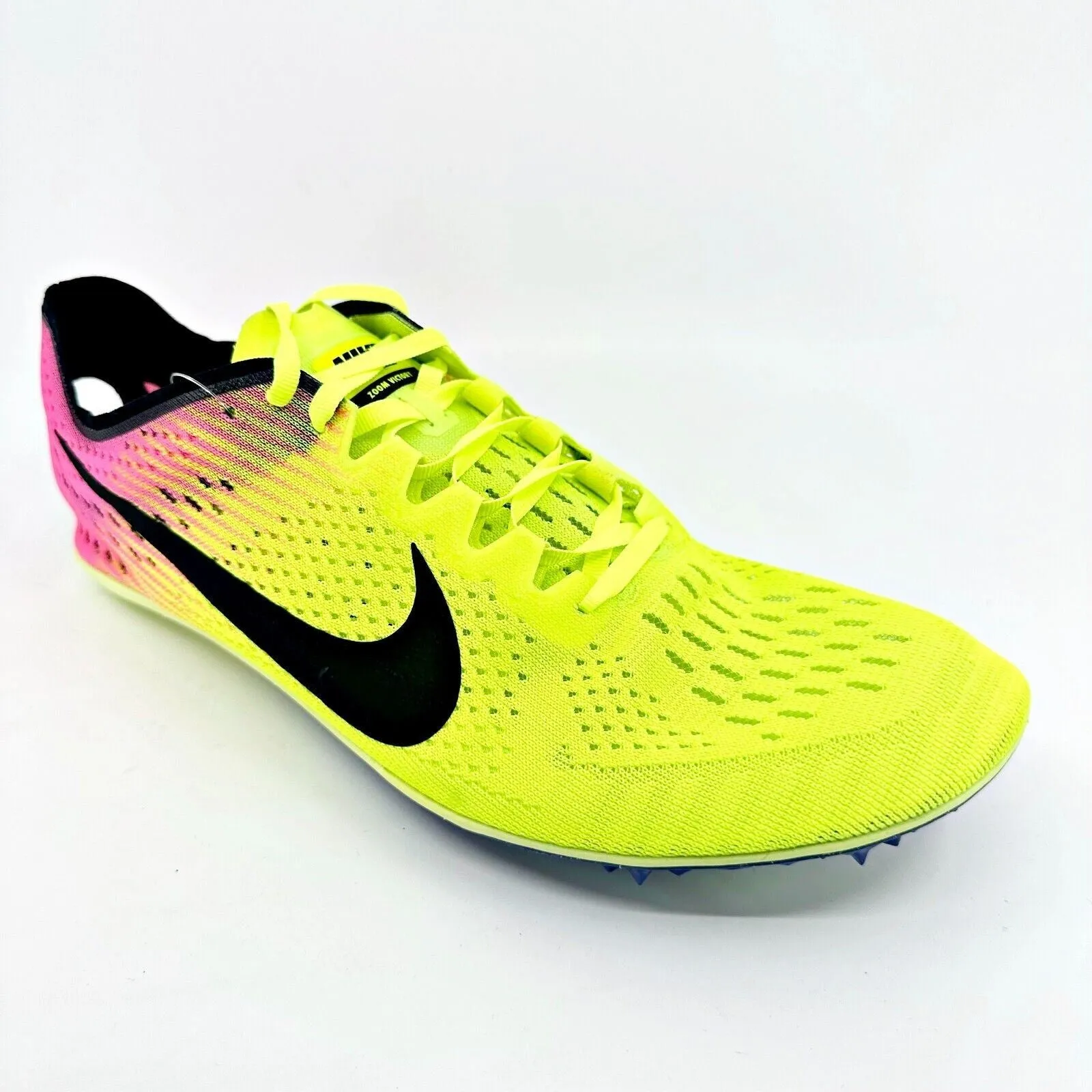 Nike Zoom Victory 3 OC Volt Pink Mens Track & Field Distance Running Shoes