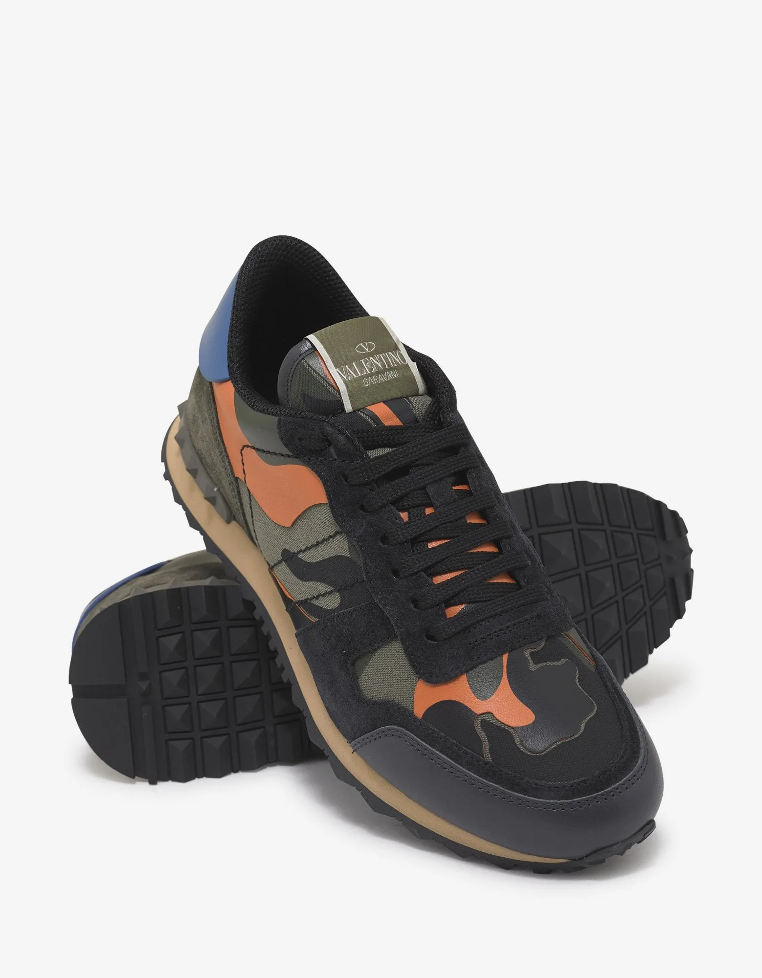 Orange & Green Camo Rockrunner Trainers -