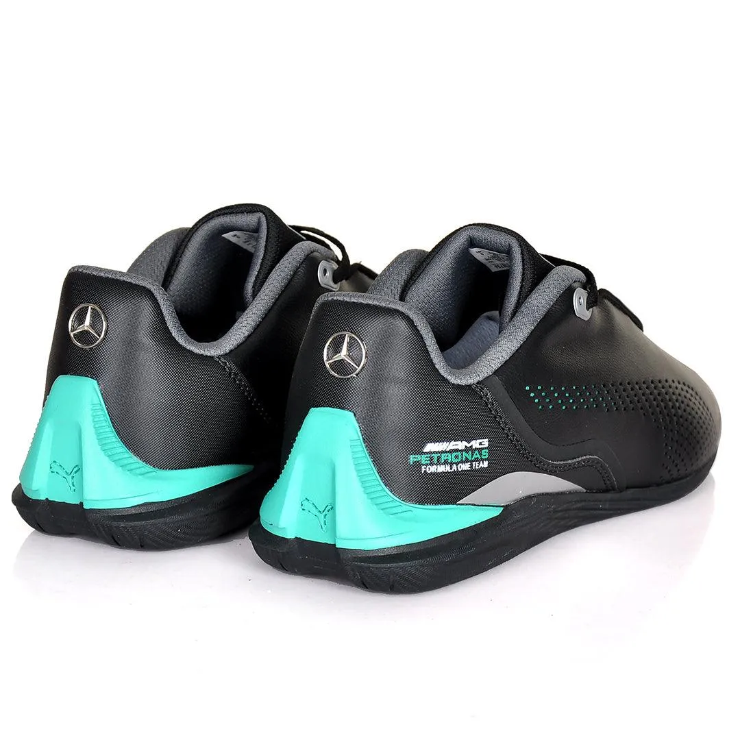 PM Green Drift Cat Decima Motorsport Black Sneakers