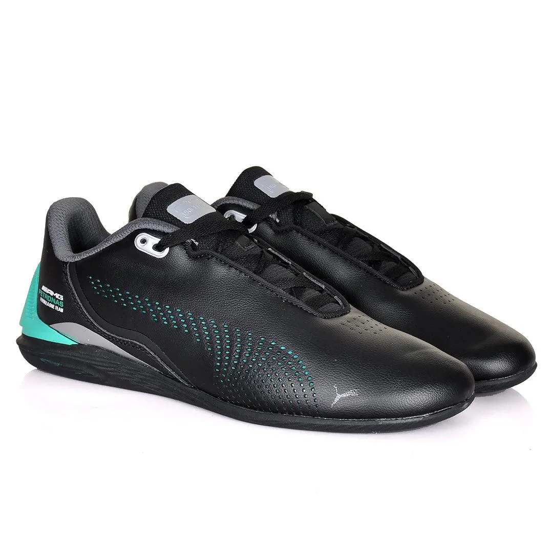 PM Green Drift Cat Decima Motorsport Black Sneakers