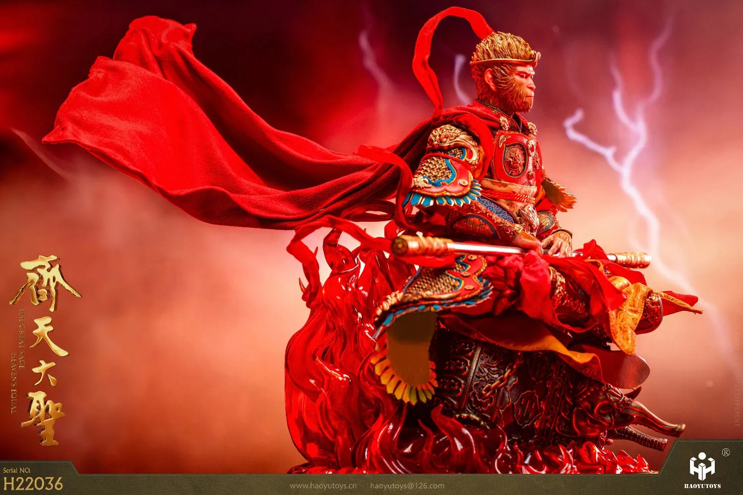 Pre-order 1/6 HAOYU TOYS H22036 Monkey King Tiangong Riot Version