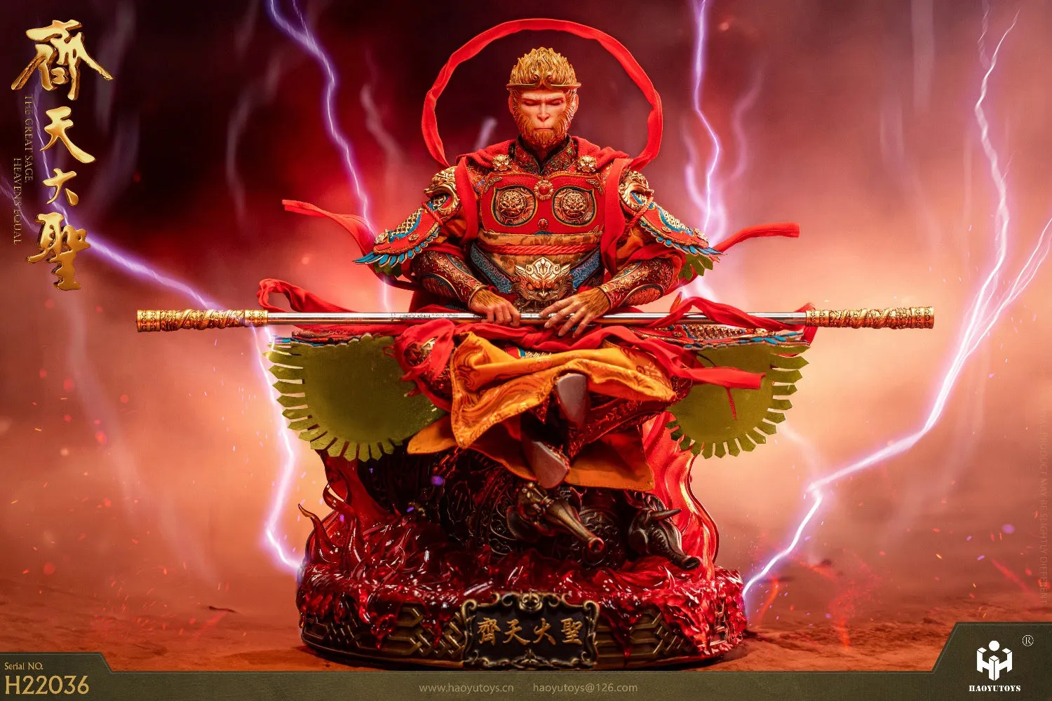 Pre-order 1/6 HAOYU TOYS H22036 Monkey King Tiangong Riot Version