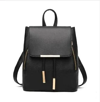 Quality Synthetic Leather Mochila Escolar School Bags for Teenage Girls