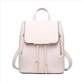 Quality Synthetic Leather Mochila Escolar School Bags for Teenage Girls