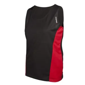 RaceReady Women's RaceDay Singlet, Black/Red (XS, S, L)