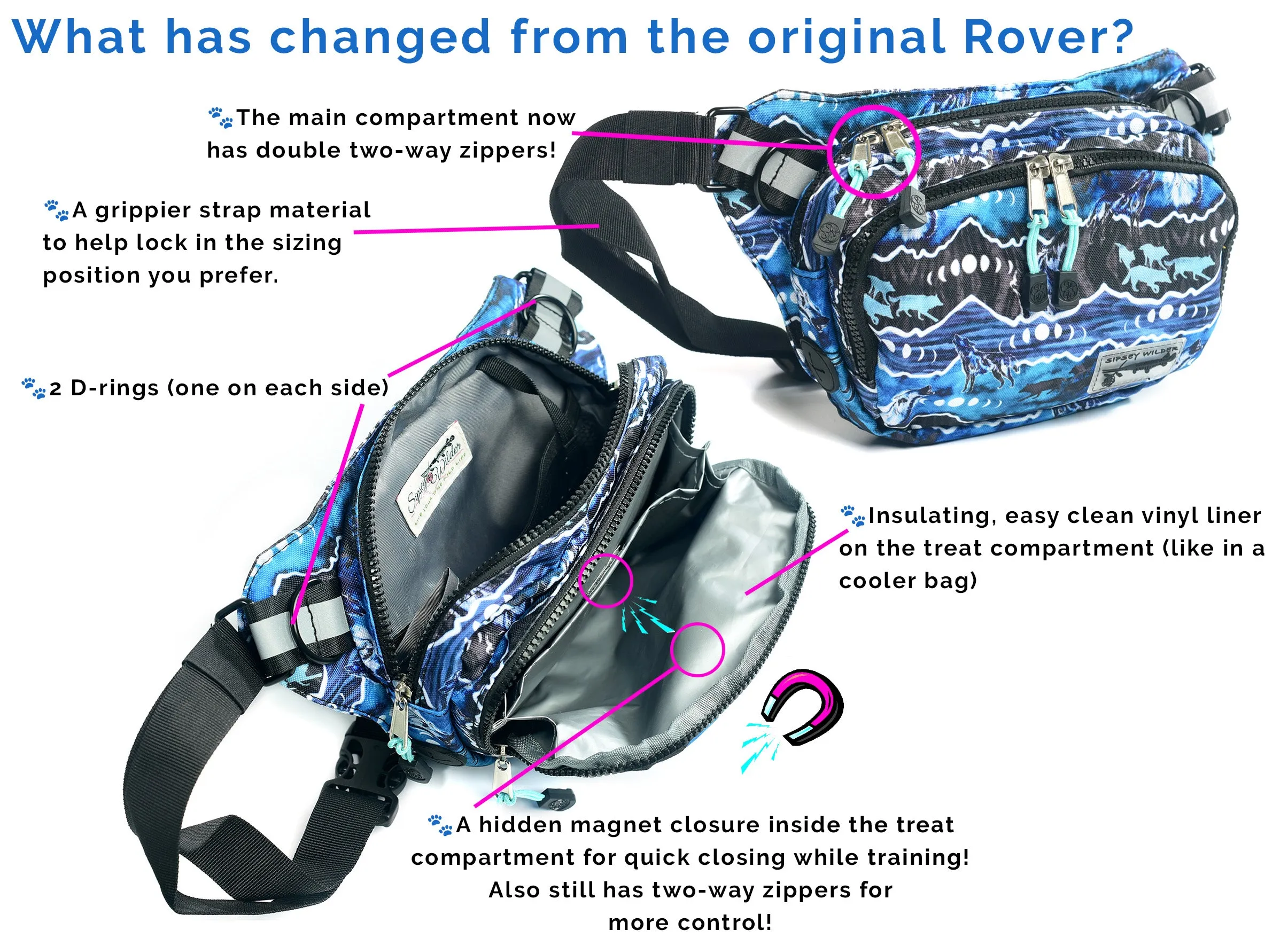 Rainbow Tie-Dye Rover Hip Pack 2.0