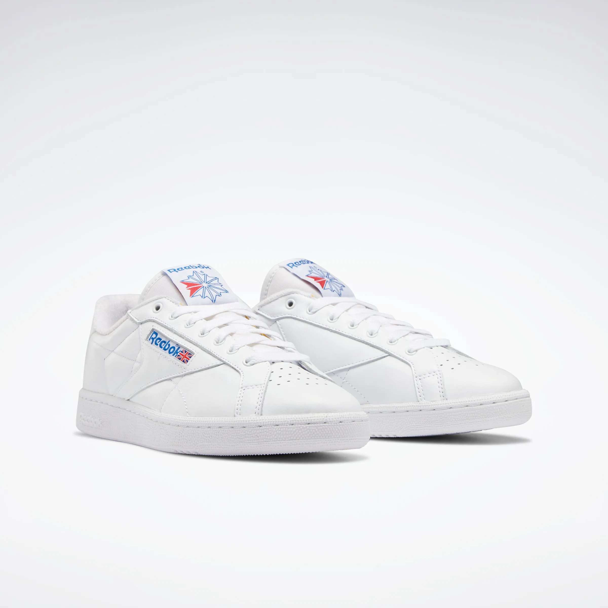 Reebok Footwear Men Club C Grounds Shoes Ftwwht/Vecblu/Vecred