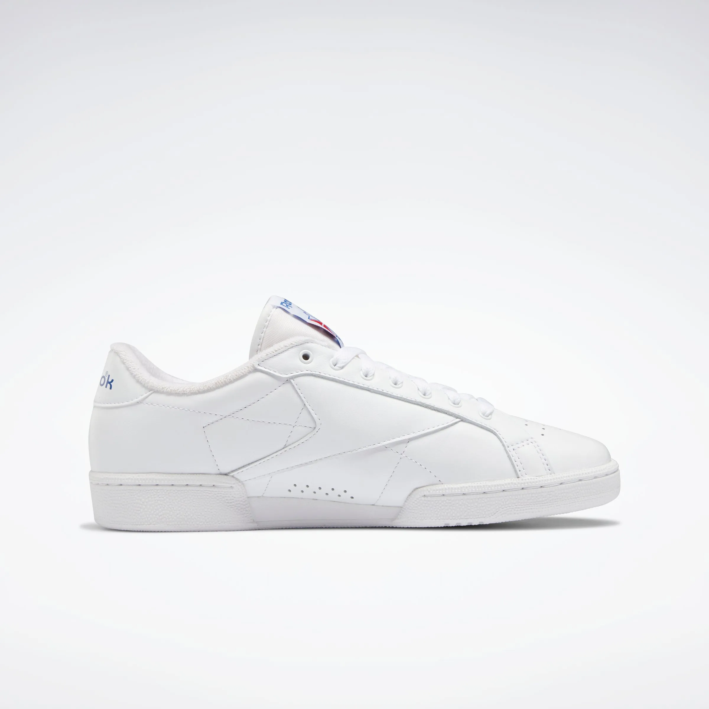 Reebok Footwear Men Club C Grounds Shoes Ftwwht/Vecblu/Vecred