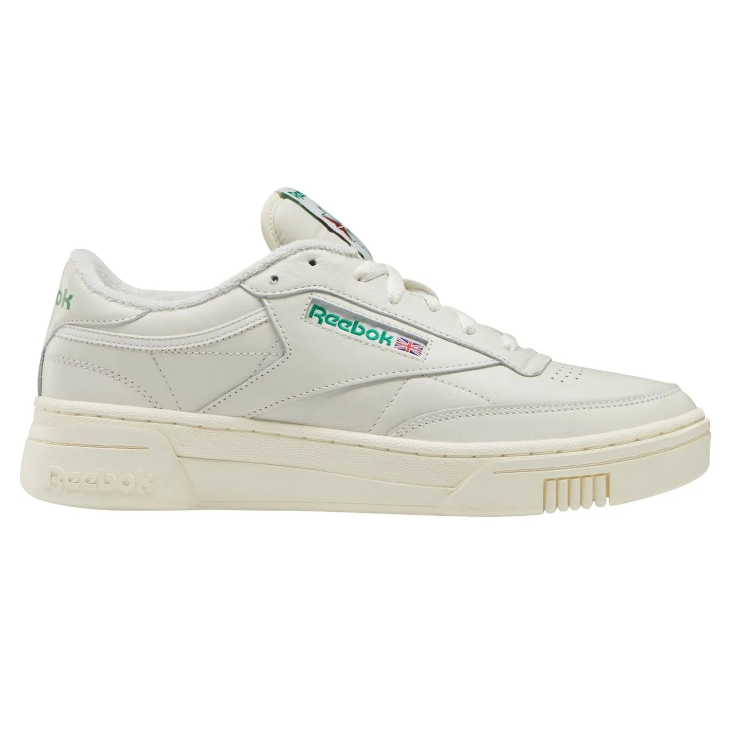 Reebok Women's Club C Stacked Shoes - Chalk/Classic White