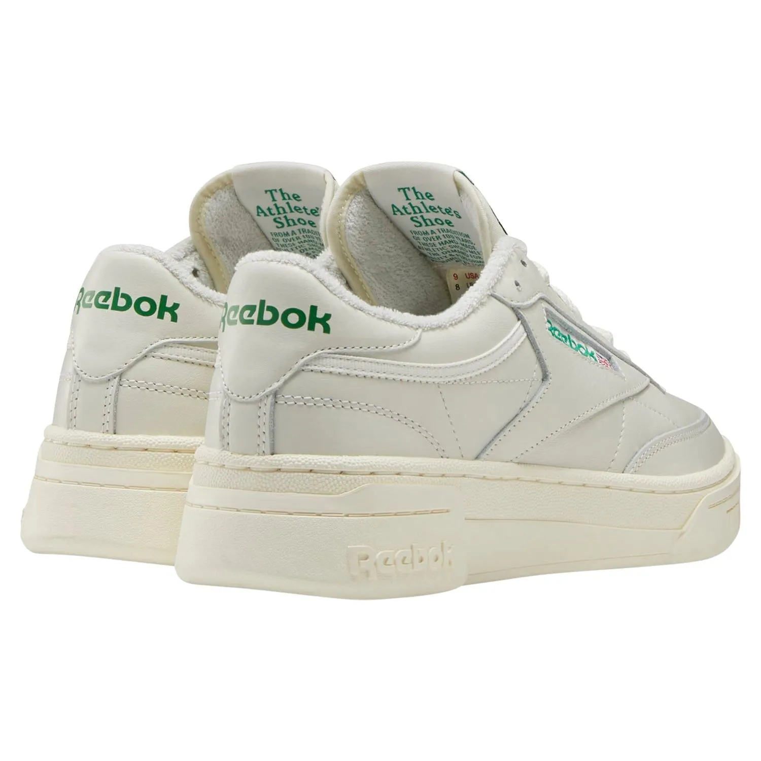 Reebok Women's Club C Stacked Shoes - Chalk/Classic White