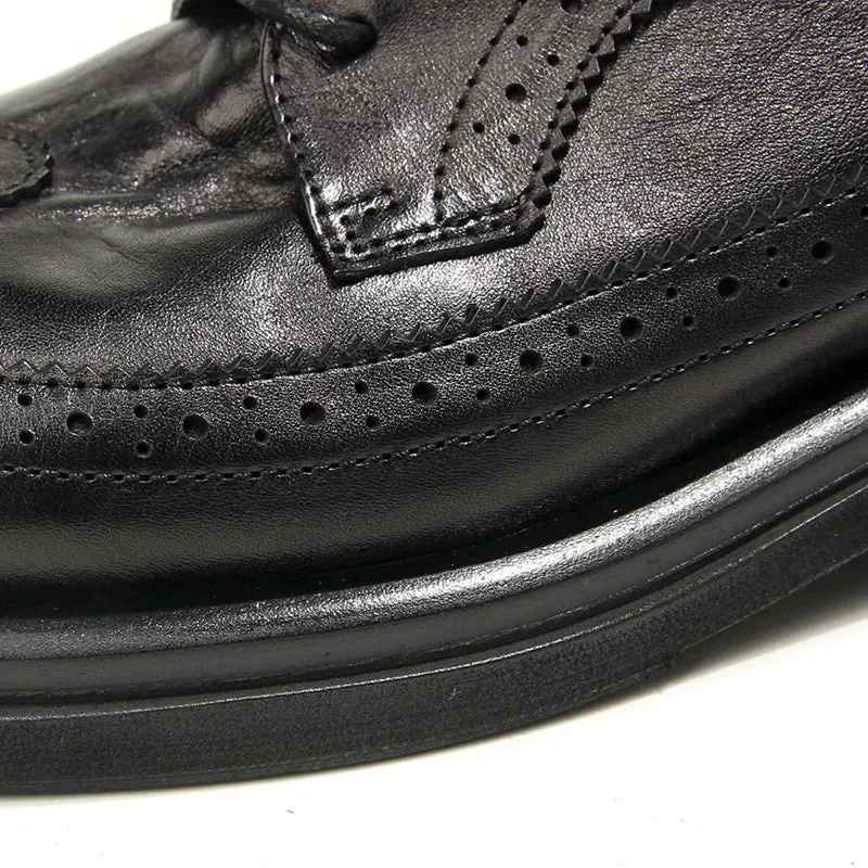 Retro Style Genuine Leather Brogue Shoes